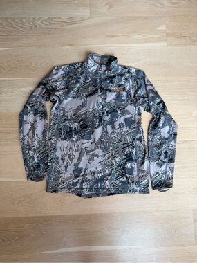 Sitka Men's Core Midweight Zip T Optifade Elevated II Half-Zip Large Tall
